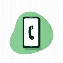 Illustration of a phone receiver and chat bubble representing direct communication