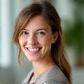 Portrait of Dr. Emily Vance, a warm and intelligent woman with kind eyes.
