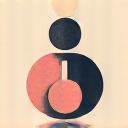 Stylized icon representing hormonal health: intertwined circles and abstract forms suggesting balance.