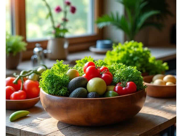 Woman holding fresh produce, symbolizing holistic nutrition for metabolism